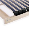 Sommier à lattes sans matelas avec 42 lattes 7 zones 100x200 cm 517206517206
