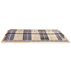Sommier à lattes sans matelas avec 42 lattes 7 zones 120x200 cm 517207517207