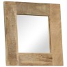 Miroir Bois de manguier massif 50 x 50 cm 517209517209