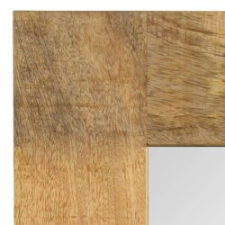 Miroir Bois de manguier massif 50 x 50 cm 517209517209