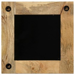 Miroir Bois de manguier massif 50 x 50 cm 517209517209