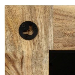Miroir Bois de manguier massif 50 x 50 cm 517209517209