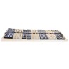 Sommier à lattes sans matelas avec 42 lattes 7 zones 90x200 cm 517210517210