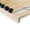 Sommier à lattes sans matelas avec 28 lattes 7 zones 120x200 cm 517214517214