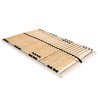 Sommier à lattes sans matelas avec 28 lattes 7 zones 100x200 cm 517215517215