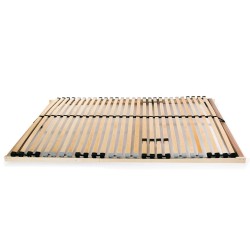 Sommier à lattes sans matelas avec 28 lattes 7 zones 100x200 cm 517215517215