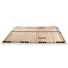 Sommier à lattes sans matelas avec 28 lattes 7 zones 100x200 cm 517215517215