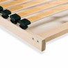 Sommier à lattes sans matelas avec 28 lattes 7 zones 100x200 cm 517215517215