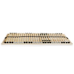Sommier à lattes sans matelas avec 28 lattes 7 zones 90x200 cm 517216517216