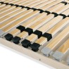Sommier à lattes sans matelas avec 28 lattes 7 zones 80x200 cm 517217517217