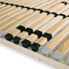 Sommier à lattes sans matelas avec 28 lattes 7 zones 70x200 cm 517218517218