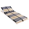Sommier à lattes sans matelas avec 42 lattes 7 zones 80x200 cm 517220517220