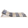 Sommier à lattes sans matelas avec 42 lattes 7 zones 80x200 cm 517220517220