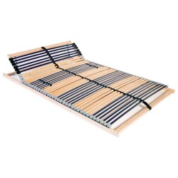 Sommier à lattes sans matelas avec 42 lattes 7 zones 120x200 cm 517222517222