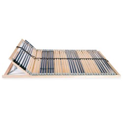 Sommier à lattes sans matelas avec 42 lattes 7 zones 120x200 cm 517222517222