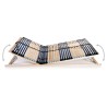 Sommier à lattes sans matelas avec 42 lattes 7 zones 120x200 cm 517223517223