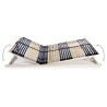 Sommier à lattes sans matelas avec 42 lattes 7 zones 140x200 cm 517236517236