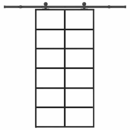 Porte coulissante et quincaillerie ESG verre et aluminium 517241517241