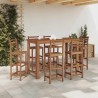 Table de bar Bois d'acacia massif 150x70x105 cm 517254517254