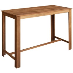 Table de bar Bois d'acacia massif 150x70x105 cm 517254517254