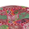 Pouf rond en coton en patchwork fait à la main 40 x 20 cm Rose 517258517258