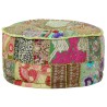 Pouf rond en coton fait à la main 40 x 20 cm Vert 517259517259