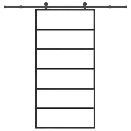 Porte coulissante et quincaillerie ESG verre et aluminium 517267517267