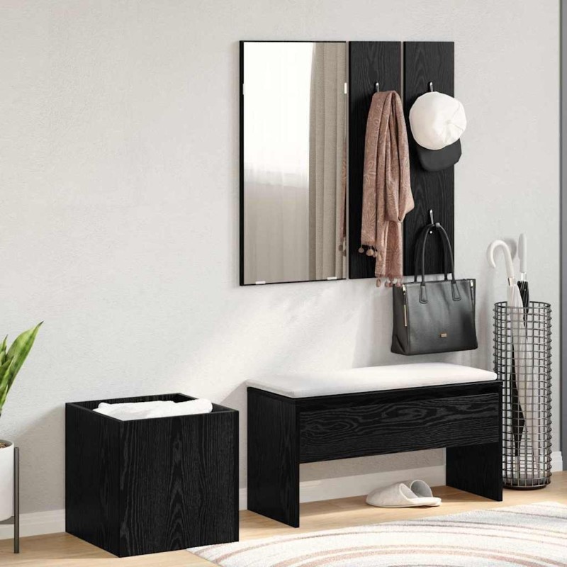 Ensemble de meubles d'entrée 5 pcs Bois d'ingénierie 517272517272