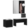Ensemble de meubles d'entrée 5 pcs Bois d'ingénierie 517272517272