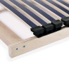 Sommier à lattes sans matelas avec 42 lattes 7 zones 140x200 cm 517275517275