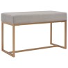 Banc 80 cm Gris Velours 517278517278