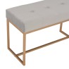 Banc 80 cm Gris Velours 517278517278