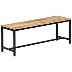 Banc à dîner 120 cm Bois de manguier massif brut 517279517279