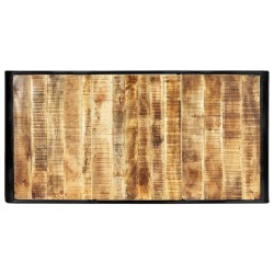 Table de salle à manger 180x90x76 cm Bois de manguier brut 517281517281