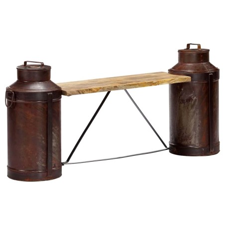 Banc bouteille de lait 150x33x64 cm Bois de manguier solide 517284517284