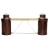 Banc bouteille de lait 150x33x64 cm Bois de manguier solide 517284517284