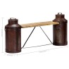 Banc bouteille de lait 150x33x64 cm Bois de manguier solide 517284517284