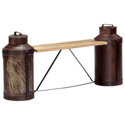 Banc bouteille de lait 150x33x64 cm Bois de manguier solide 517284517284