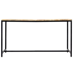 Table à manger 140x70x75 cm Bois de manguier massif brut 517285517285