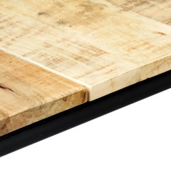 Table à manger 140x70x75 cm Bois de manguier massif brut 517285517285