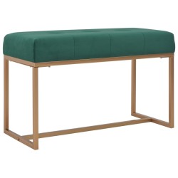 Banc 80 cm Vert Velours 517287517287