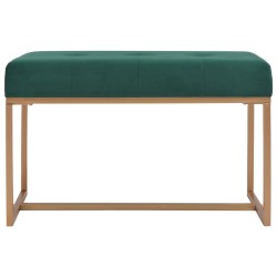 Banc 80 cm Vert Velours 517287517287