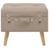 Tabouret de rangement 40 cm Beige Tissu 517290517290