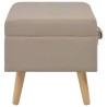 Tabouret de rangement 40 cm Beige Tissu 517290517290