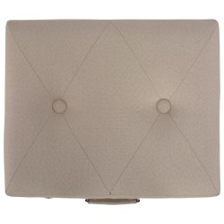 Tabouret de rangement 40 cm Beige Tissu 517290517290