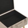 Tabouret de rangement 40 cm Beige Tissu 517290517290