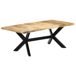 Table de salle à manger 200x100x75 cm Bois de manguier solide 517295517295