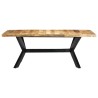 Table de salle à manger 200x100x75 cm Bois de manguier solide 517295517295