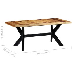 Table à manger 180x90x75 cm Bois massif 517296517296