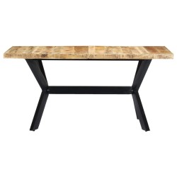 Table à manger 160x80x75 cm Bois de manguier massif brut 517297517297